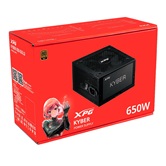 Блок питания XPG KYBER 650 (ATX 2.52, 650W, PWM 120mm fan, Active PFC, DC to DC, Full-Bridge & LLC converter,  80+ GOLD) RET