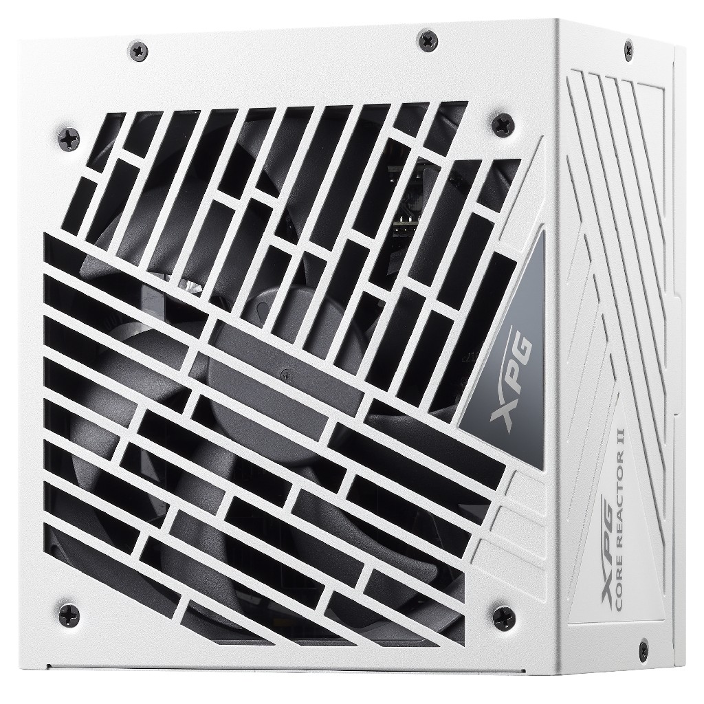 Блок питания XPG CORE REACTOR II 850 white (ATX 3.1 850W, Full Modular, PWM 120mm FDB fan, Active PFC, DC to DC,Half-Bridge & LLC converter, 80+ GOLD, all Japanese capasitors, белый ) RET