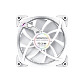 Вентилятор Montech AX120 PWM White / 120mm, 4pin PWM, 3pin ARGB, 800-1600RPM, 59.0CFM, 27.0dBA, Rifle bearing / AX120W