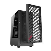 Корпус XPG VALOR AIR black / ATX / tempered glass / 4x 120mm black fans/front magnet filter/ VALORAIRMT-BKCWW