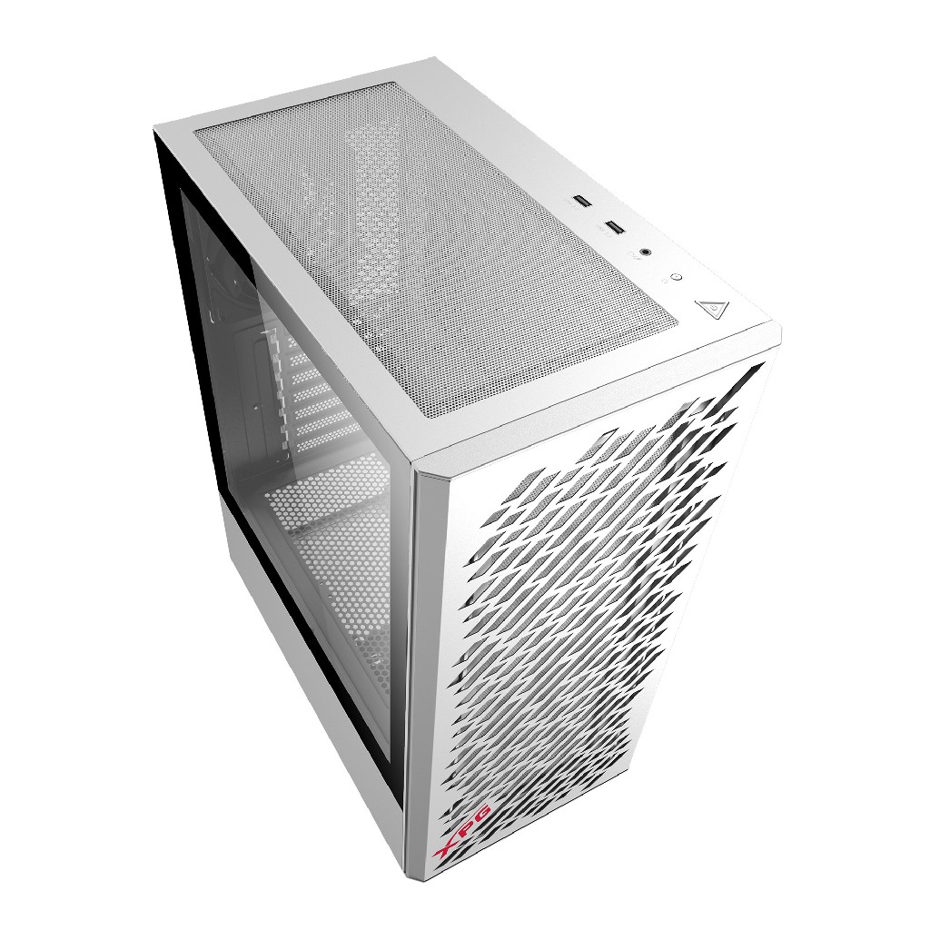 Корпус XPG VALOR AIR white / ATX / tempered glass / 4x 120mm black fans/front magnet filter/ VALORAIRMT-WHCWW