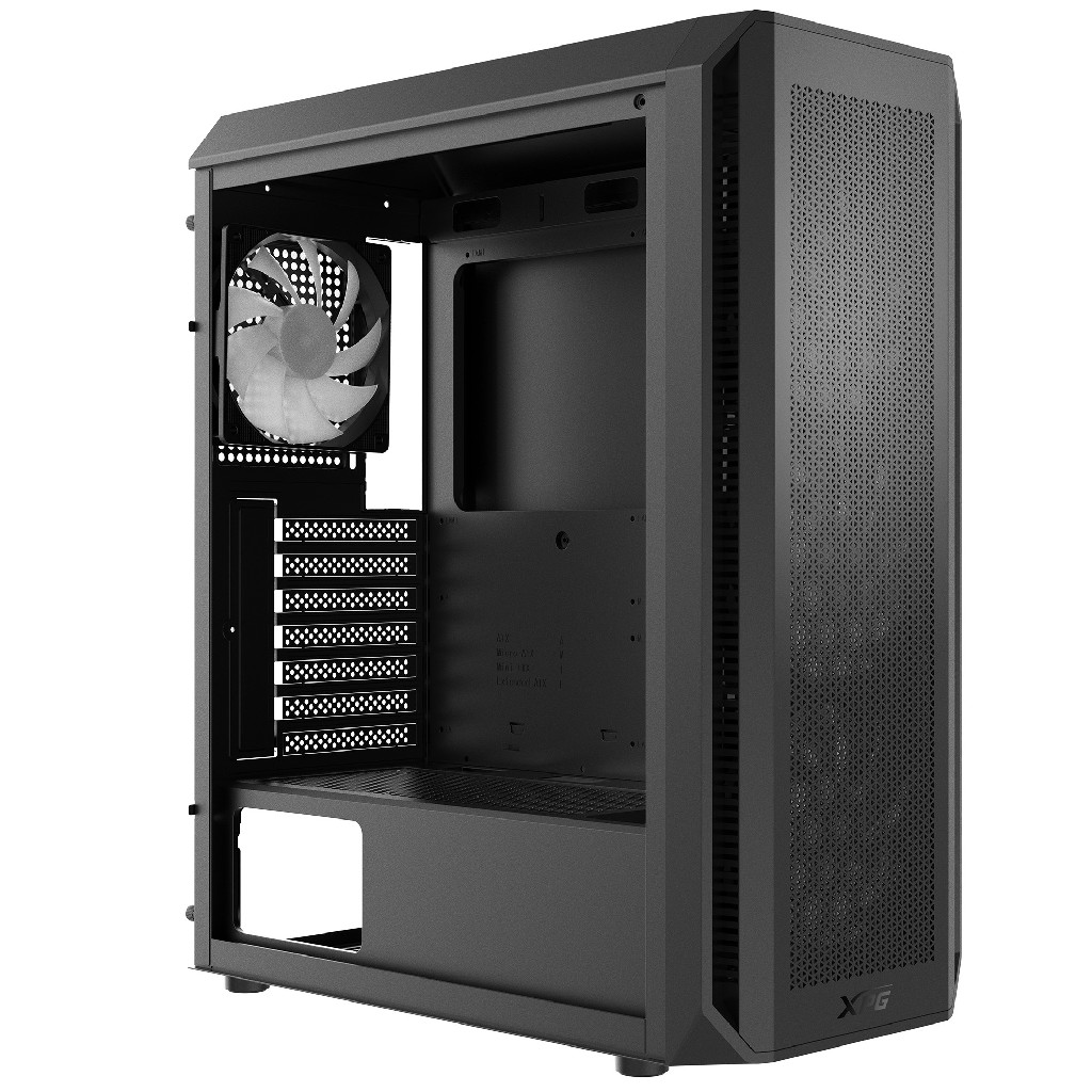 Корпус XPG VALOR AIR Plus black / ATX / tempered glass / 4x 120mm ARGB fans/front magnet filter/ VALORAIRPLUSMTA-BKCWW