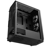 Корпус XPG VALOR AIR Plus black / ATX / tempered glass / 4x 120mm ARGB fans/front magnet filter/ VALORAIRPLUSMTA-BKCWW