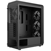 Корпус XPG VALOR AIR Plus black / ATX / tempered glass / 4x 120mm ARGB fans/front magnet filter/ VALORAIRPLUSMTA-BKCWW