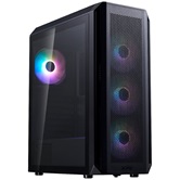 Корпус XPG VALOR AIR Plus black / ATX / tempered glass / 4x 120mm ARGB fans/front magnet filter/ VALORAIRPLUSMTA-BKCWW