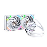 Система водяного охлаждения Valkyrie Dragonfang 240 White / 2x120mm ARGB fans, 800-2150RPM, 80CFM, 29dBA, 250W TDP / HW GL240W