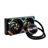 Система водяного охлаждения Valkyrie Dragonfang 240 Black / 2x120mm ARGB fans, 800-2150RPM, 80CFM, 29dBA, 250W TDP / HW GL240