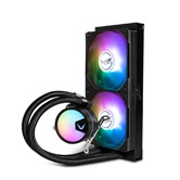 Система водяного охлаждения Valkyrie A240 ARGB Black / 2x120mm ARGB fans, 800-1800RPM, 80CFM, 32.2dBA, 250W TDP / HW A240