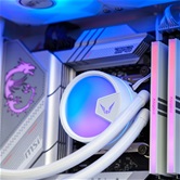 Система водяного охлаждения Valkyrie A240 ARGB White / 2x120mm ARGB fans, 800-1800RPM, 80CFM, 32.2dBA, 250W TDP / HW A240W