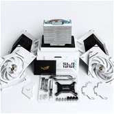 Кулер Valkyrie SL125 Valkyrie White / 6HPx6mm, 230W TDP, 2x120mm ARGB fans, 800-1850RPM, 80CFM, 29dBA / HW SL125 VALKYRIE