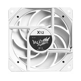 Вентилятор Valkyrie X12 ARGB White / 120mm, ARGB 5V 3pin, PWM 12V 4pin, 800-2150RPM, 80CFM, 29dBA / HW X12E-W