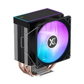 Кулер XASTRA AE903 FRGB LGA1851/1700/1200/115X/AM5/AM4 (30шт/кор, TDP 130W, 3 тепл.трубки , PWM FAN FRGB 92mm, Top cover with FRGB LED ) RET