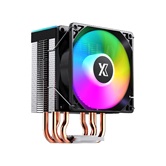 Кулер XASTRA AE904 FRGB LGA1851/1700/1200/115X/AM5/AM4 (30шт/кор, TDP 160W, 4 тепл.трубки , PWM FAN FRGB 92mm , top cover with FRGB LED ) RET