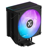 Кулер XASTRA AR400 FRGB BK  LGA1851/1700/1200/115X/AM5/AM4 (24шт/кор, TDP 220W, 4 тепл.трубки , PWM FAN FRGB 120mm , top cover with FRGB led, black heatsink ) RET