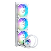 Система водяного охлаждения Valkyrie Jarn 420 ARGB White / 3x140mm ARGB fans, 500-2150RPM, 105CFM, 32.2dBA, 300W TDP / C420W-RGB