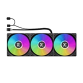 Система водяного охлаждения XASTRA LP360 ARGB BK Intel LGA1851/1700/1200/115X/AM5/AM4 ( 3x120, ARFB fan and PUMP,  TDP 285W, black) RET