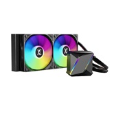 Система водяного охлаждения XASTRA LM240 ARGB BK  LGA LGA1851/1700/1200/115X/AM5/AM4 ( 2x120 ARFB fan, TDP 265W, black) RET