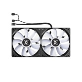 Система водяного охлаждения XASTRA LM240 ARGB BK  LGA LGA1851/1700/1200/115X/AM5/AM4 ( 2x120 ARFB fan, TDP 265W, black) RET