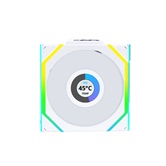 Вентилятор Lian Li UNI FAN SL WIRELESS LCD 120 / 12SLLCD1W1W WHITE / 120x124,5x28мм (1.6” LCD дисплей, PWM, ARGB, 1900 об/мин (Max.), 29.5dBa) / G99.12SLLCD1W1W.R0