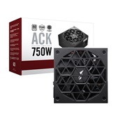 Блок питания 1STPLAYER ACK 750W Black / ATX 2.4, APFC, 80 PLUS Standard, Double Forward, 140mm fan, non-modular / HA-750AC2