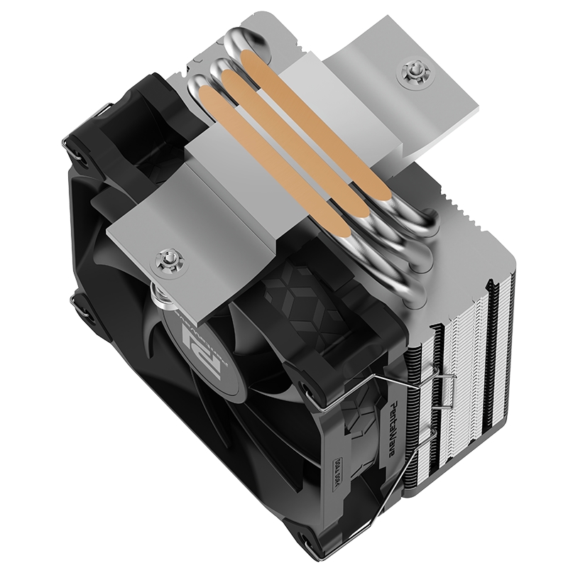 Кулер PentaWave PC-S03E SRB  LGA115X/1200/1700/1851/AM4/AM5 (32 шт/кор, TDP 180W, 1*100mm PWM Fan, 3 тепловые трубки 6мм, 600-2100RPM, 12-29,5dBa)