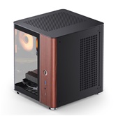 Корпус JONSBO TK-0 Black без БП, боковая панель из закаленного стекла (панорама), mini-ITX, SFX, черный