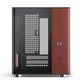 Корпус JONSBO TK-0 Black без БП, боковая панель из закаленного стекла (панорама), mini-ITX, SFX, черный