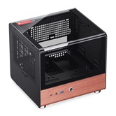 Корпус JONSBO TK-0 Black без БП, боковая панель из закаленного стекла (панорама), mini-ITX, SFX, черный