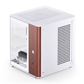 Корпус JONSBO TK-0 White без БП, боковая панель из закаленного стекла (панорама), mini-ITX, SFX, белый