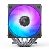 Кулер JONSBO CR-3000E(Color) Black LGA1700/1200/115X/AM5/AM4 (12шт/кор, TDP 260W, PWM, 2 x 120mm Dynamic Multi-Color LED Fan, 7 тепловых трубок, 4-pin) Retail