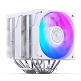 Кулер JONSBO CR-3000E(Color) White LGA1700/1200/115X/AM5/AM4 (12шт/кор, TDP 260W, PWM, 2 x 120mm Dynamic Multi-Color LED Fan, 7 тепловых трубок, белый, 4-pin) Retail