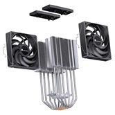 Кулер JONSBO CR-3000E LGA1700/1200/115X/AM5/AM4 (12шт/кор, TDP 260W, PWM, 2 x 120mm Black Fan, 7 тепловых трубок, 4-pin) Retail