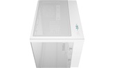 Корпус Deepcool CG530 4F WH без БП, боковое окно (панорама), 3x120мм ARGB Reverce вентилятора на боковой стенке, 1x120мм ARGB вентилятор сзади, белый, ATX