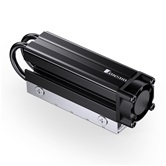 Кулер для SSD M.2 2280 JONSBO M.2-7 Black (1*30mm PWM Fan, 2 тепловые трубки, черный)