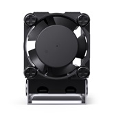 Кулер для SSD M.2 2280 JONSBO M.2-7 Black (1*30mm PWM Fan, 2 тепловые трубки, черный)