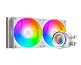 Комплект водяного охлаждения ID-COOLING FX240 INF WHITE LGA1700/1200/115X/AM4/AM5 (4шт/кор,TDP 300W, ARGB FAN and PUMP, PWM, DUAL FAN 120mm, белый) RET