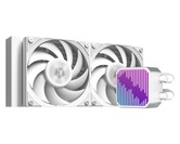 Комплект водяного охлаждения ID-COOLING DX240 MAX WHITE LGA1700/1200/115X/AM4/AM5 (4шт/кор,TDP 350W, ARGB PUMP, PWM, DUAL FAN 120mm, белый) RET