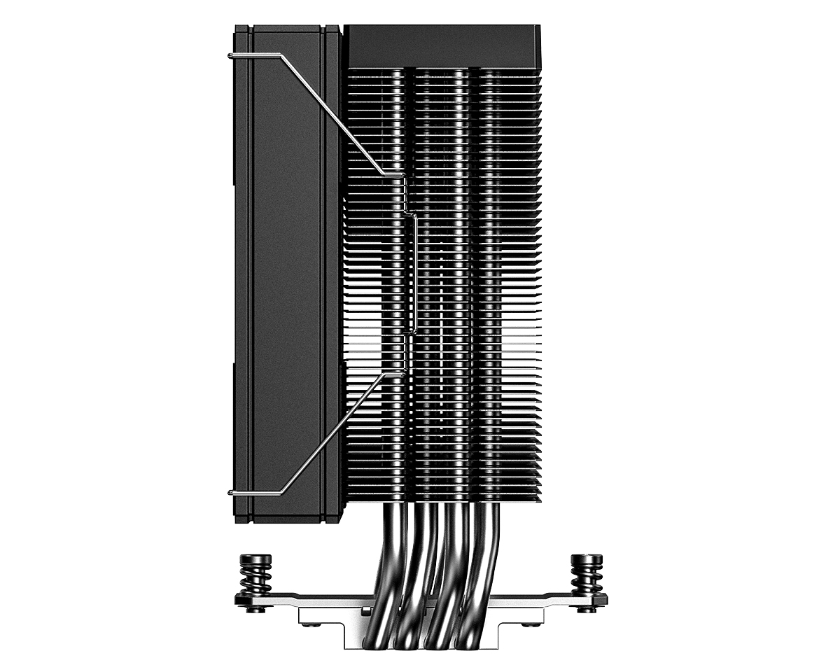 Кулер ID-COOLING FROZN A410 SE LGA1700/1200/115X/AM5/AM4 (10шт/кор, TDP 180W, PWM, 4 тепл.трубки прямого контакта, FAN 120mm, черный) RET