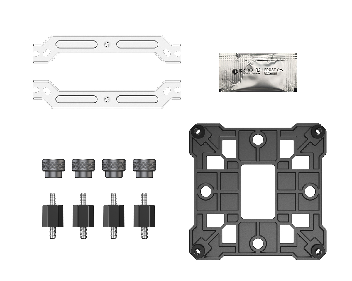 Кулер ID-COOLING BLITZ X4 LGA1700/1200/115X/AM5/AM4 (16шт/кор, TDP 180W, PWM, 4 тепл.трубки прямого контакта, FAN 120mm, Dynamic Multi-Color LED) RET