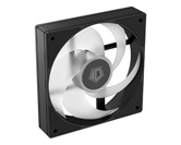 Вентилятор ID-COOLING AS-120-ARGB-K 120x120x25мм (60шт./кор, PWM, резиновые углы, черный, 300-2000об/мин, супертихий)  BOX