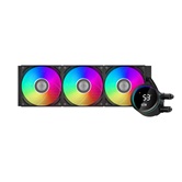 Комплект водяного охлаждения PCCooler DA360 Pro ARGB Digital BK  LGA115X/1200/1700/1851/20XX /AM4/AM5 (6шт/кор, TDP 300W, 3х120mm PWM ARGB FAN) / DA360Pro-BKAWXL-GL