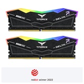 Модуль памяти DDR5 TEAMGROUP T-Force Delta RGB 32GB (2x16GB) 6000MHz CL38 (38-46-46-76) 1.25V / FF3D532G6000HC38GDC01 / Black