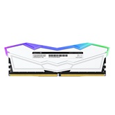 Модуль памяти DDR5 TEAMGROUP T-Force Delta RGB 32GB (2x16GB) 6000MHz CL38 (38-46-46-76) 1.25V / FF4D532G6000HC38GDC01 / White