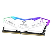 Модуль памяти DDR5 TEAMGROUP T-Force Delta RGB 64GB (2x32GB) 6000MHz CL38 (38-46-46-76) 1.35V / FF4D564G6000HC38GDC01 / White