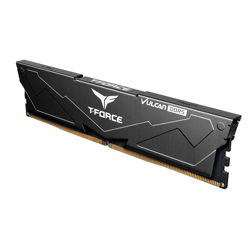 Модуль памяти DDR5 TEAMGROUP T-Force Vulcan 32GB (2x16GB) 5600MHz CL38 (38-46-46-76) 1.20V / FLBD532G5600HC38GDC01 / Black