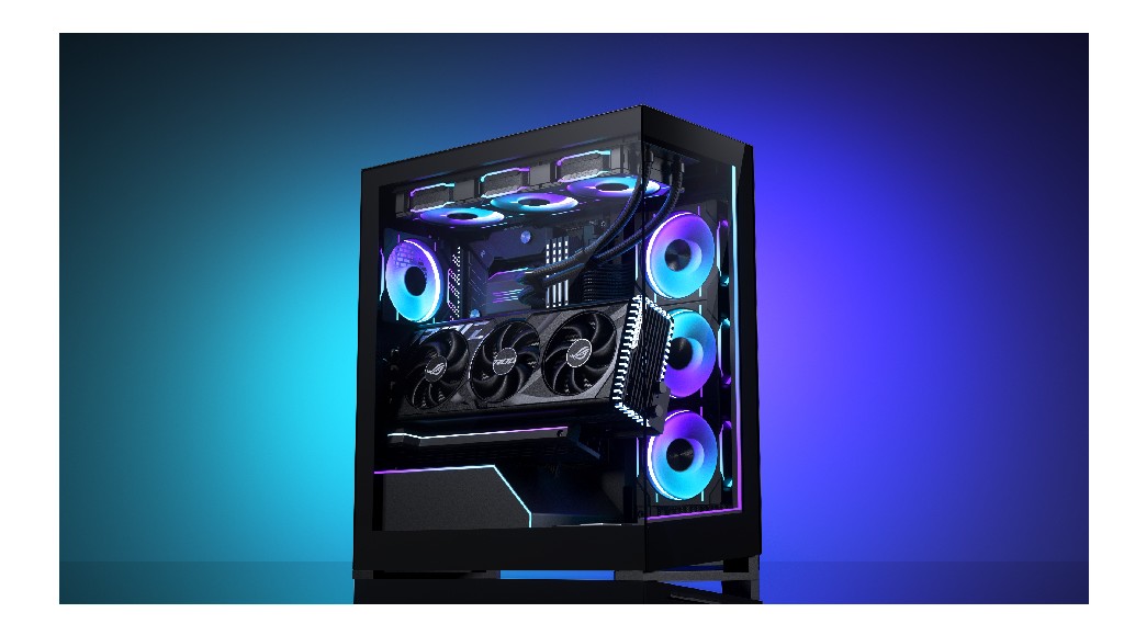 Корпус PHANTEKS NV5S Black, Digtial RGB Lighting, 4x120mm ARGB Fan, без БП, Tempered Glass, Mid-Tower / PH-NV523s_DBK01