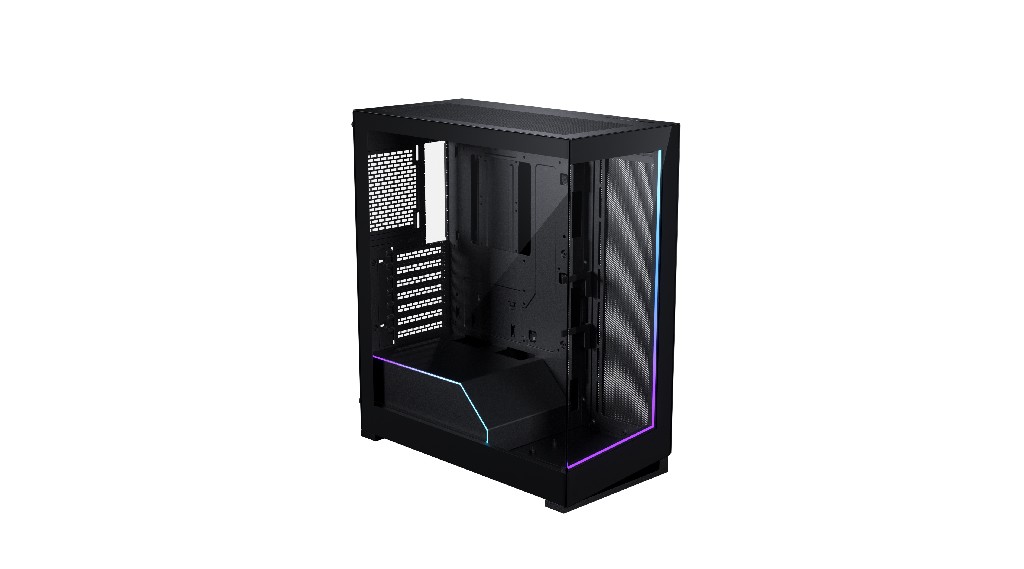 Корпус PHANTEKS NV5S Black, Digtial RGB Lighting, 4x120mm ARGB Fan, без БП, Tempered Glass, Mid-Tower / PH-NV523s_DBK01