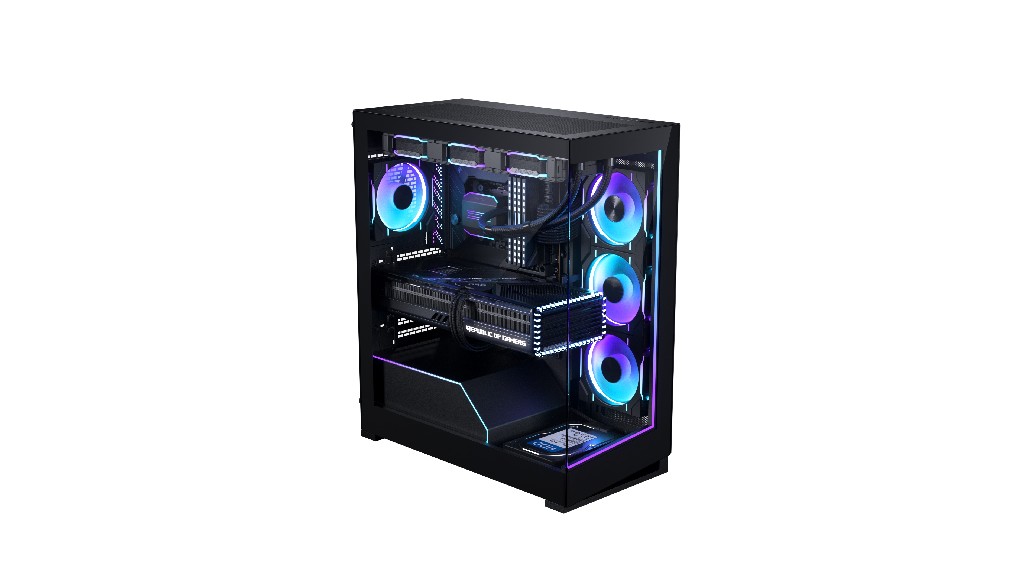 Корпус PHANTEKS NV5S Black, Digtial RGB Lighting, 4x120mm ARGB Fan, без БП, Tempered Glass, Mid-Tower / PH-NV523s_DBK01