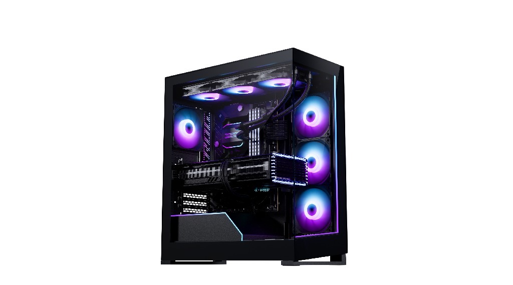 Корпус PHANTEKS NV5S Black, Digtial RGB Lighting, 4x120mm ARGB Fan, без БП, Tempered Glass, Mid-Tower / PH-NV523s_DBK01