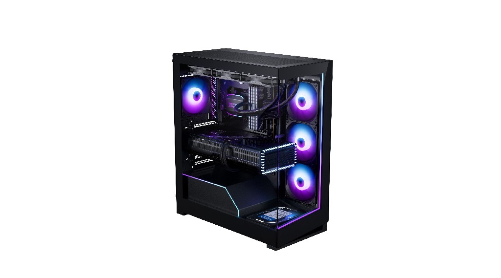 Корпус PHANTEKS NV5S Black, Digtial RGB Lighting, 4x120mm ARGB Fan, без БП, Tempered Glass, Mid-Tower / PH-NV523s_DBK01